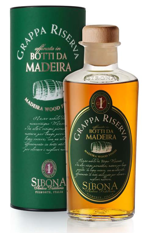 Grappa Sibona Riserva Madeira Wood Finish Moscato