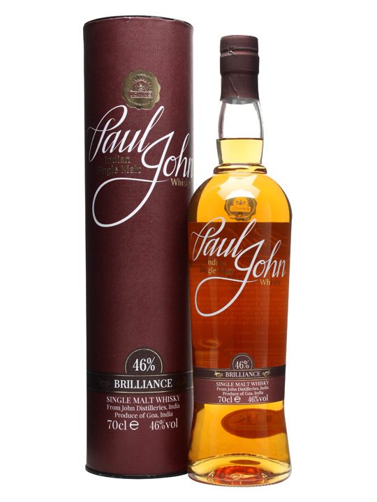 Fles & Case - Whisky - Paul John India - Brilliance - 0.7l - 46%