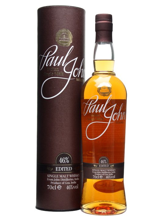 Fles & Case - Whisky - Paul John India - Edited Single Malt - 0.7l -46%%