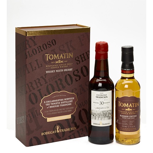 Tomatin meets Bodegas Tradicion sherry Oloroso - Box - 2x,35l -