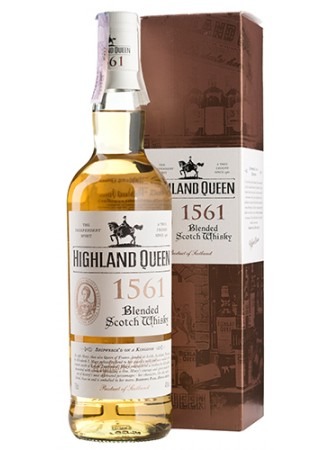 Fles & Case - Whisky - Highland Queen - 1561 Blend - 1,5l - 40%