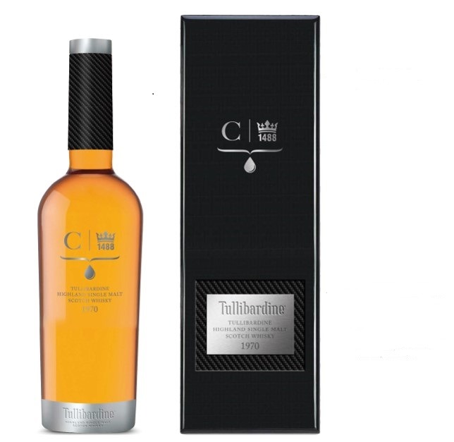 Fles & Case - Whisky - Tullibardine 1970 - Custodian 44 yrs - 0,7l - 40,3%