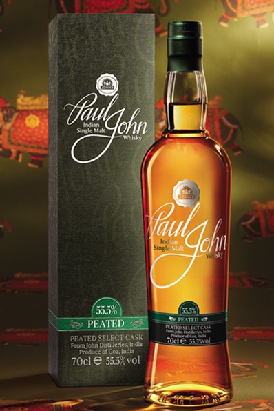 Fles - Whisky- Paul John - India - Peated Select Cask - 0,7l - 55,5%
