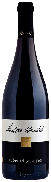 Fles - WIjnen - Italie - Matteo Braidot - Cabernet Sauvignon
