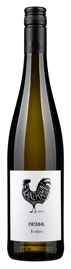 Fles - Wijnen - Duitsland - Franz Hahn Pfalz - Riesling Trocken - 11,9% - 0,75