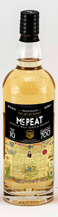 Fles - Whisky - House of McCallum - McWarrior - Arbroath Glenburgie - 46,2% - 0,7l