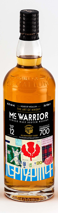 Fles - Whisky - House of McCallum - McWarrior - Arbroath Glenburgie - 46,2% - 0,7l