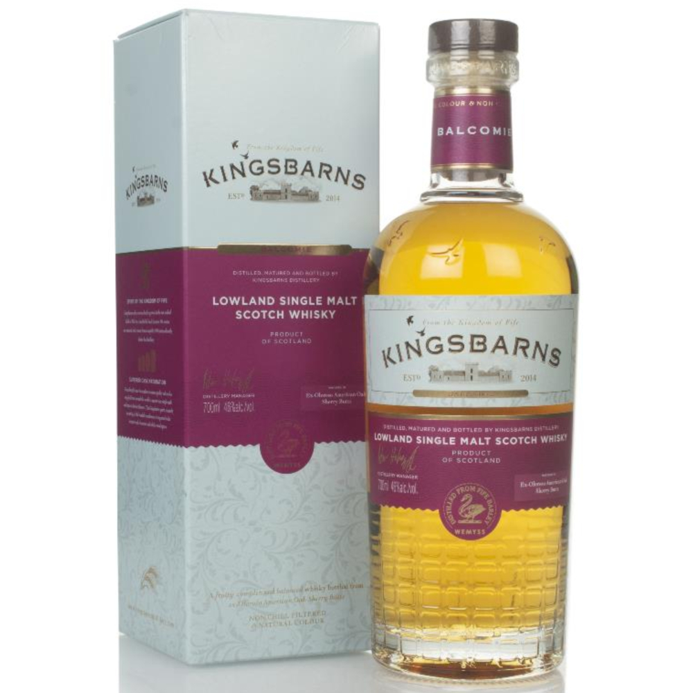 Fles - whisky - Kingsbarns Balcomie - 0,7l -