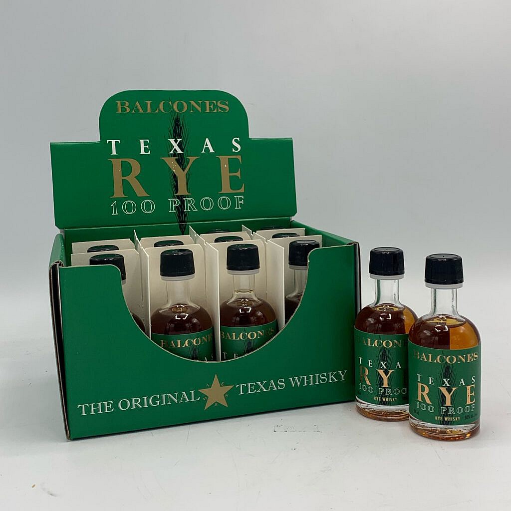Whisky Balcones Rye 100 Miniatures