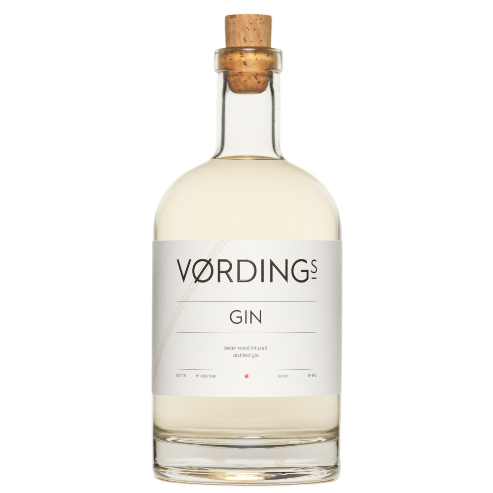 Vording's-Gin-70cl - voorkant v_d fles