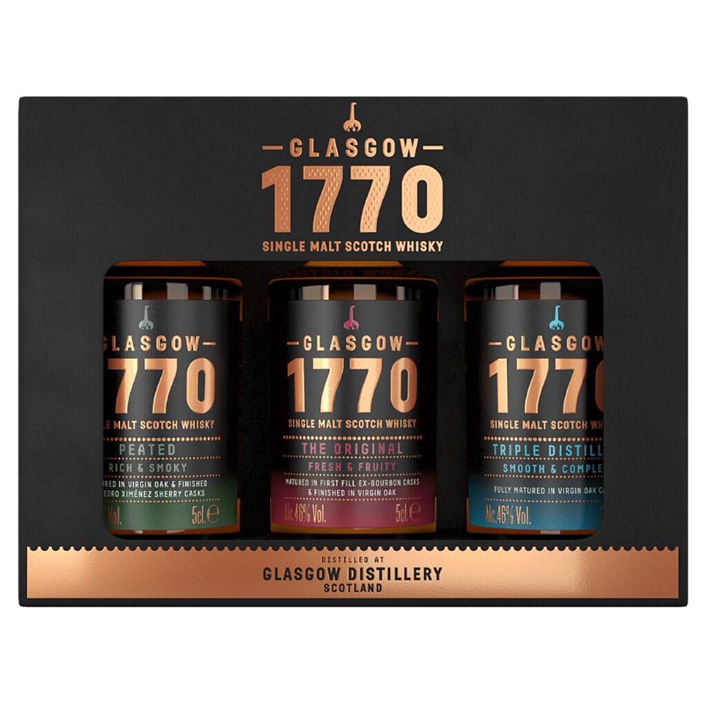1770 Glasgow Distillery 3 Pack Miniatures Set