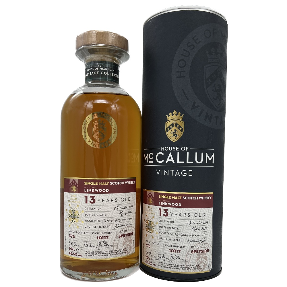 HOUSE OF MCCALLUM LINKWOOD 13 YO - bottle shot