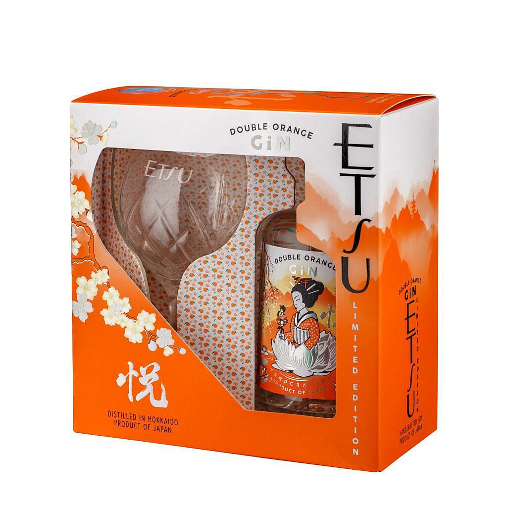 Etsu Gin Double Orange met glas