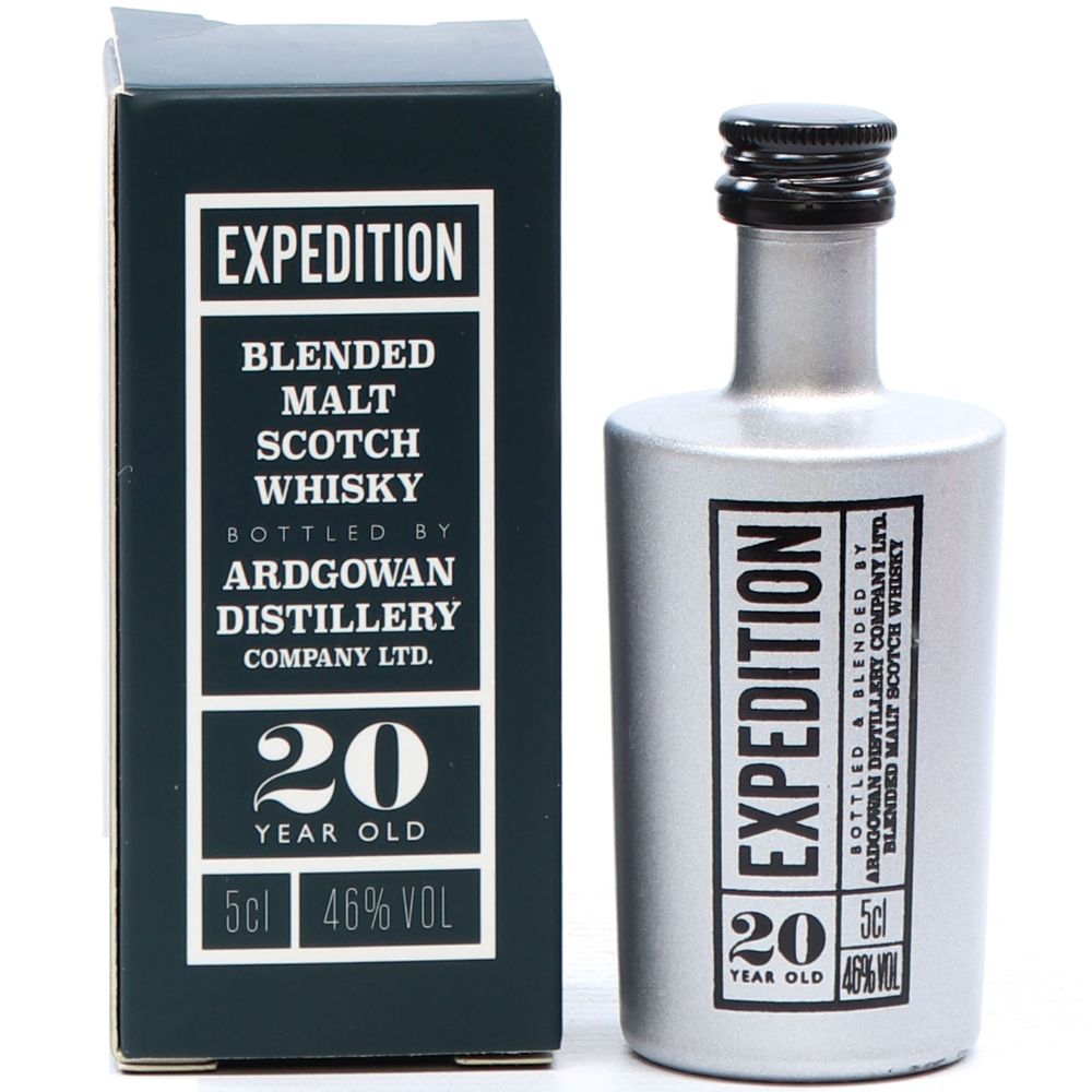 Ardgowan Expedition 20 YO mini met glazen